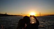 Tramonto sul Tago