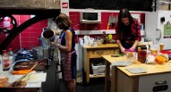 Cucina di Home Hostel