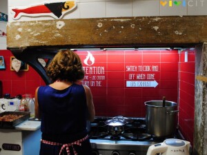 Mama in cucina