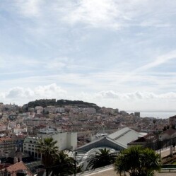 Belvedere São Pedro de Alcântara nel Barrio alto di Lisbona