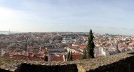 Panorama dal Castelo de Sao Jorge foto di Rene Leubert