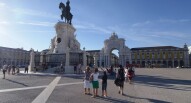 Arco Trionfale Praca do Comercio foto di Simon Collison