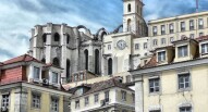 Convento do Carmo foto di Cycling man via flickr