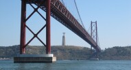 Ponte 25 Aprile e Cristo Rei foto di Pierre Phaneuf