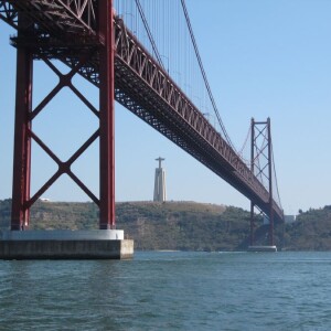 Ponte 25 Aprile e Cristo Rei foto di Pierre Phaneuf